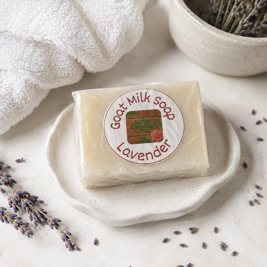 Handcrafted Lavender Goat Milk Soap